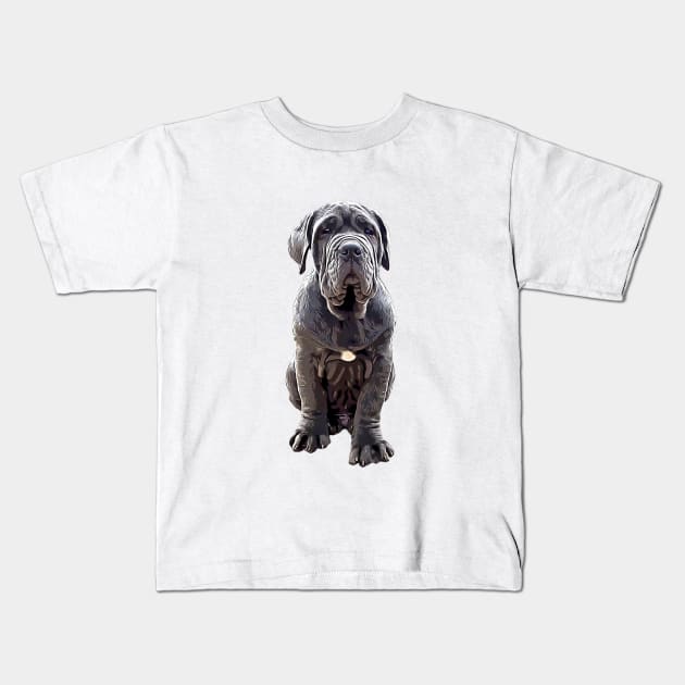 Neapolitan Mastiff - Stunning Dog! Kids T-Shirt by ElegantCat